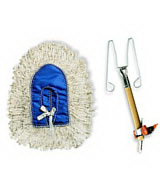 View: U130-67 Kut-A-Way Wedge Mop Kit, Contains U130 Mop, U110 Handle &amp; Frame